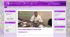 Desktop Screenshot of miniaturekiteguild.org